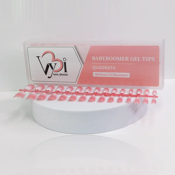 GEL TIPS BABYBOOMER QUADRATA